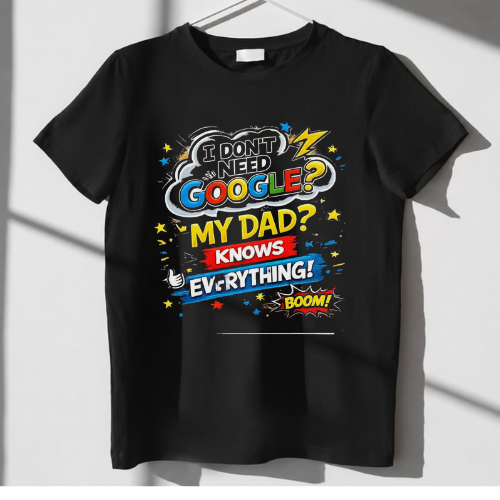 My Dad My Superhero Oversized T-Shirt – Premium Father’s Day Graphic Tee