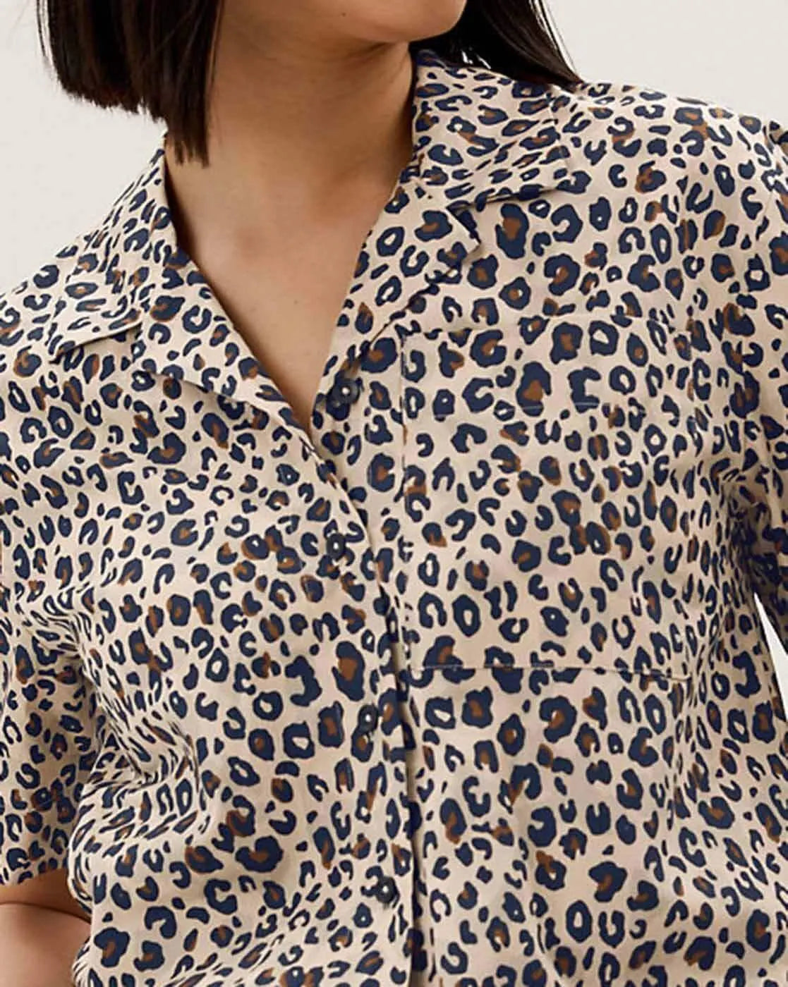 Animal Print Slim Fit Printed Shirt