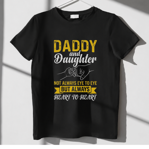 Daddy’s Daughter Oversized T-Shirt – Premium Father’s Day Graphic Tee