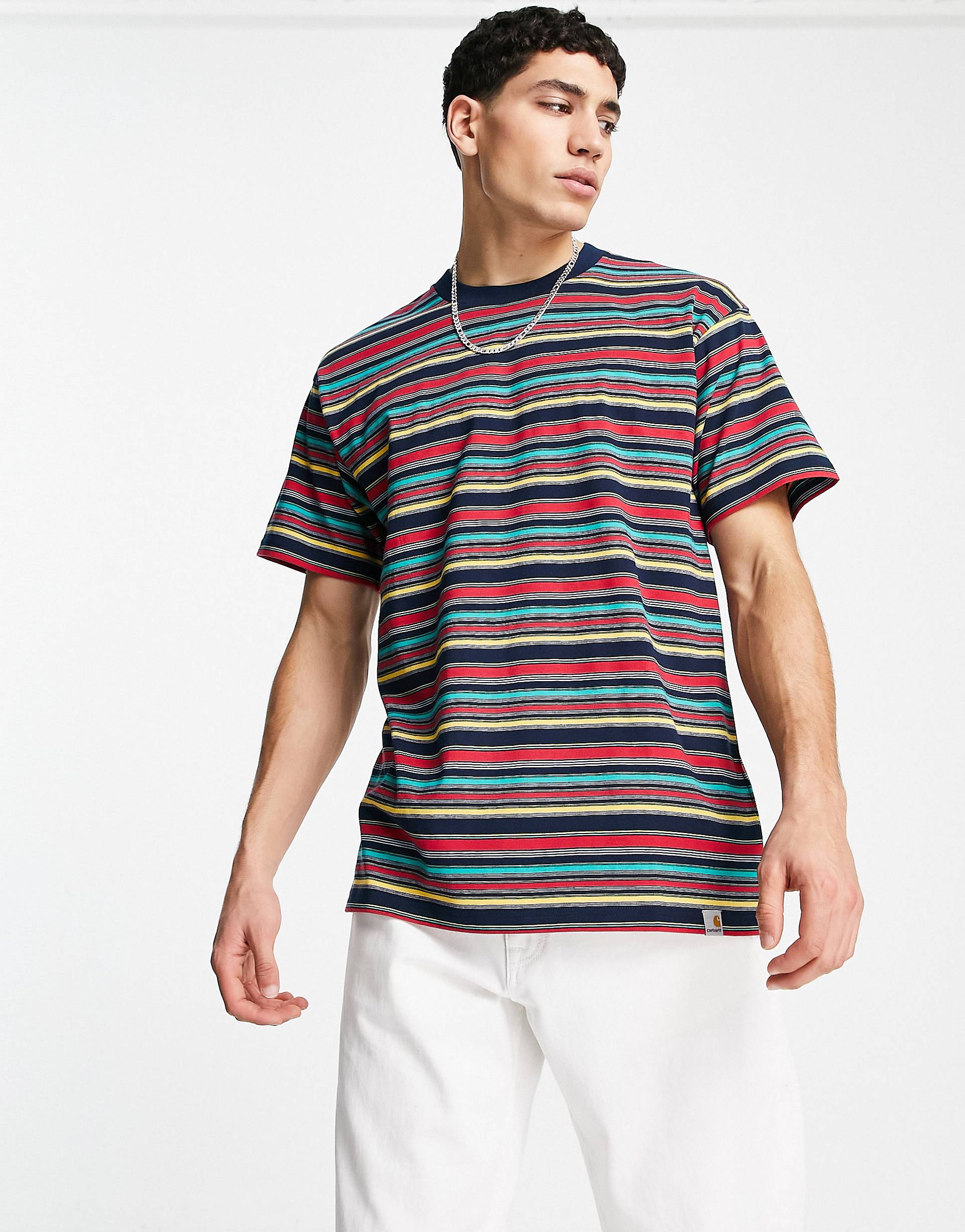 MULTI COLOR STRIPED T-SHIRT - MEN