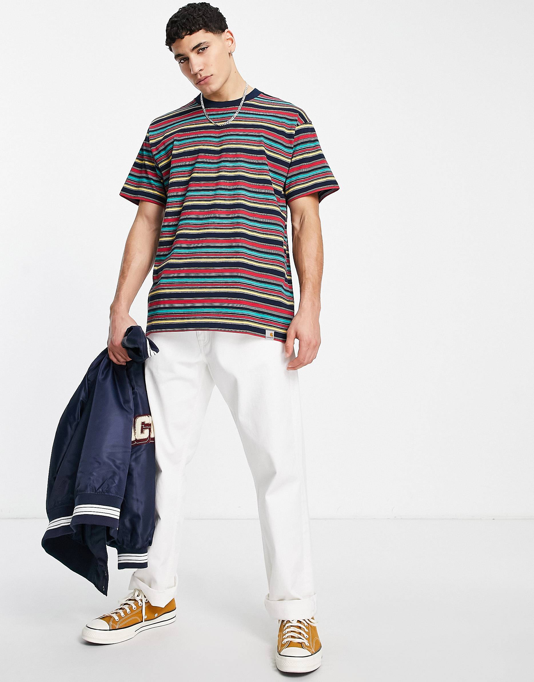 MULTI COLOR STRIPED T-SHIRT - MEN