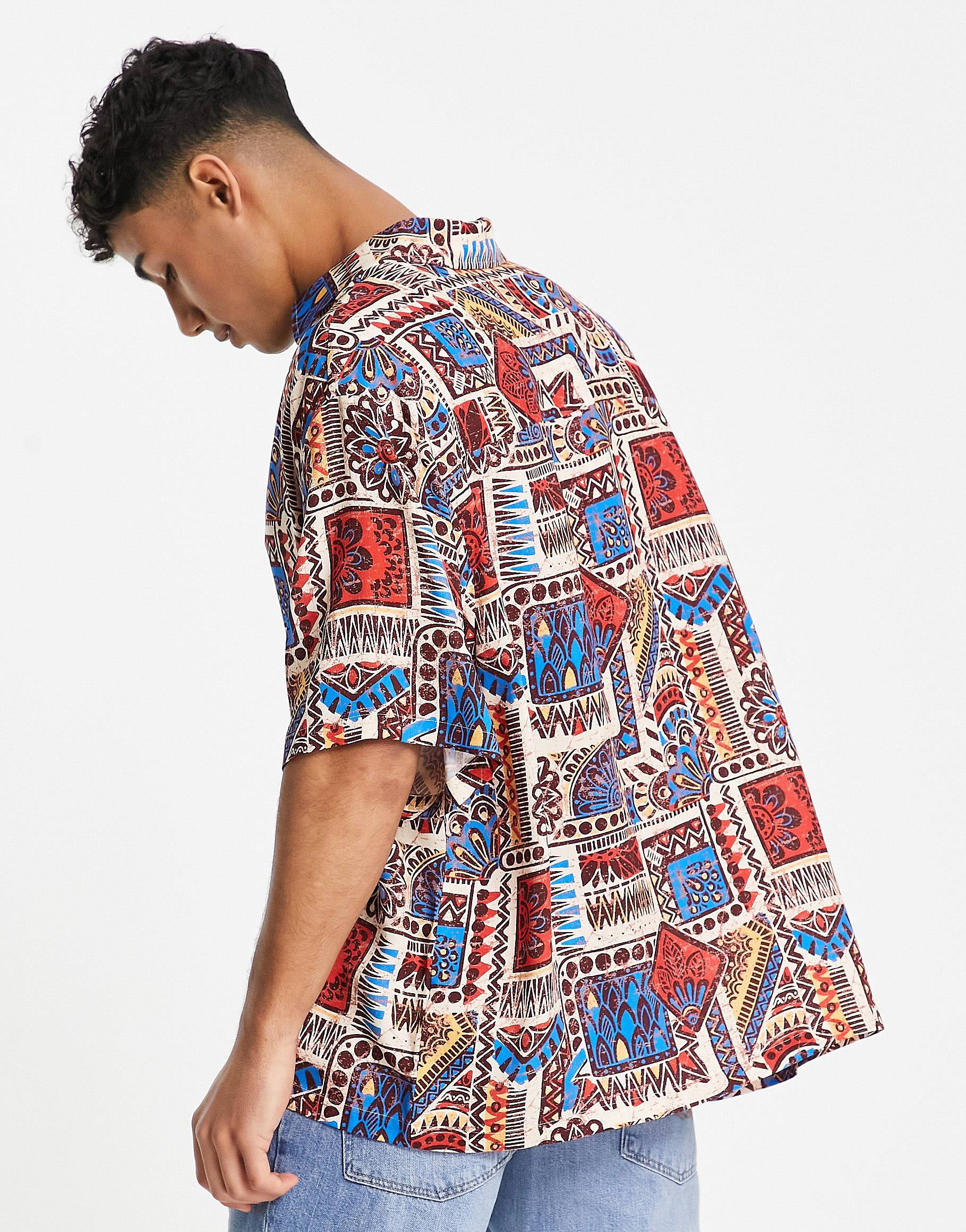 ETHINIC PRINT SHIRT - MEN