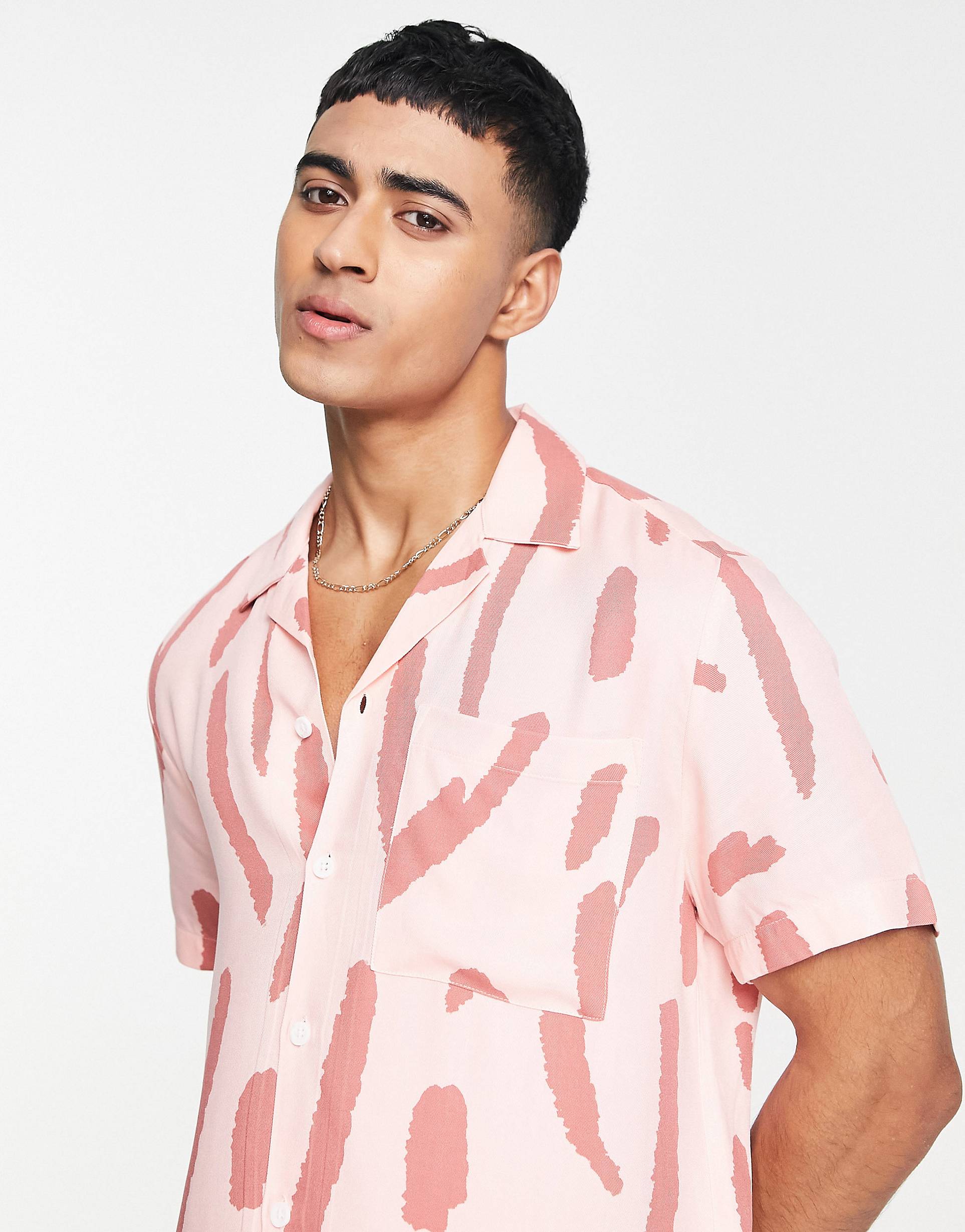 CLASSIC DESIGN PINK SHIRT - MEN