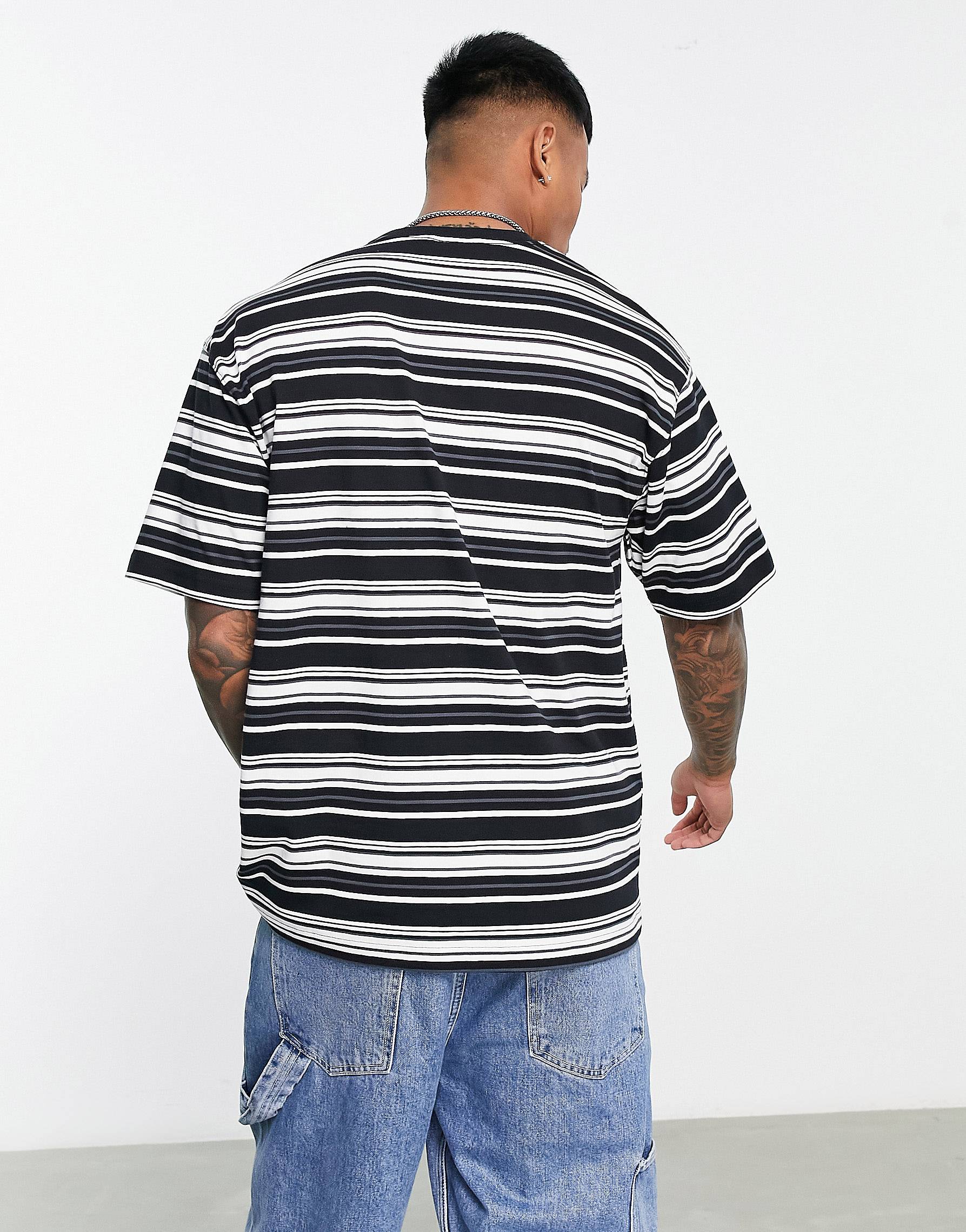 MULTI STRIPTED T-SHIRT-MEN