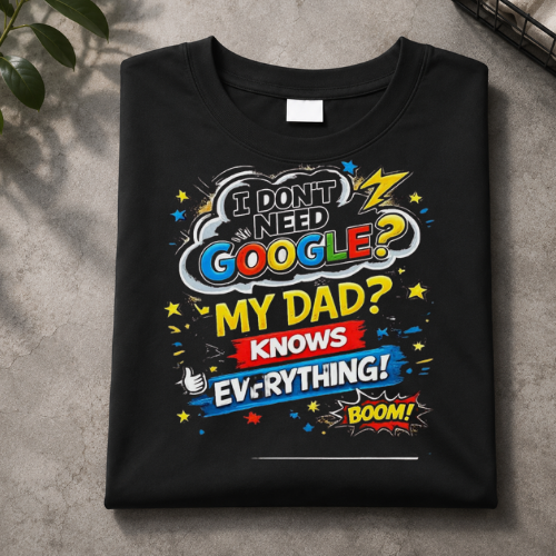 My Dad My Superhero Oversized T-Shirt – Premium Father’s Day Graphic Tee