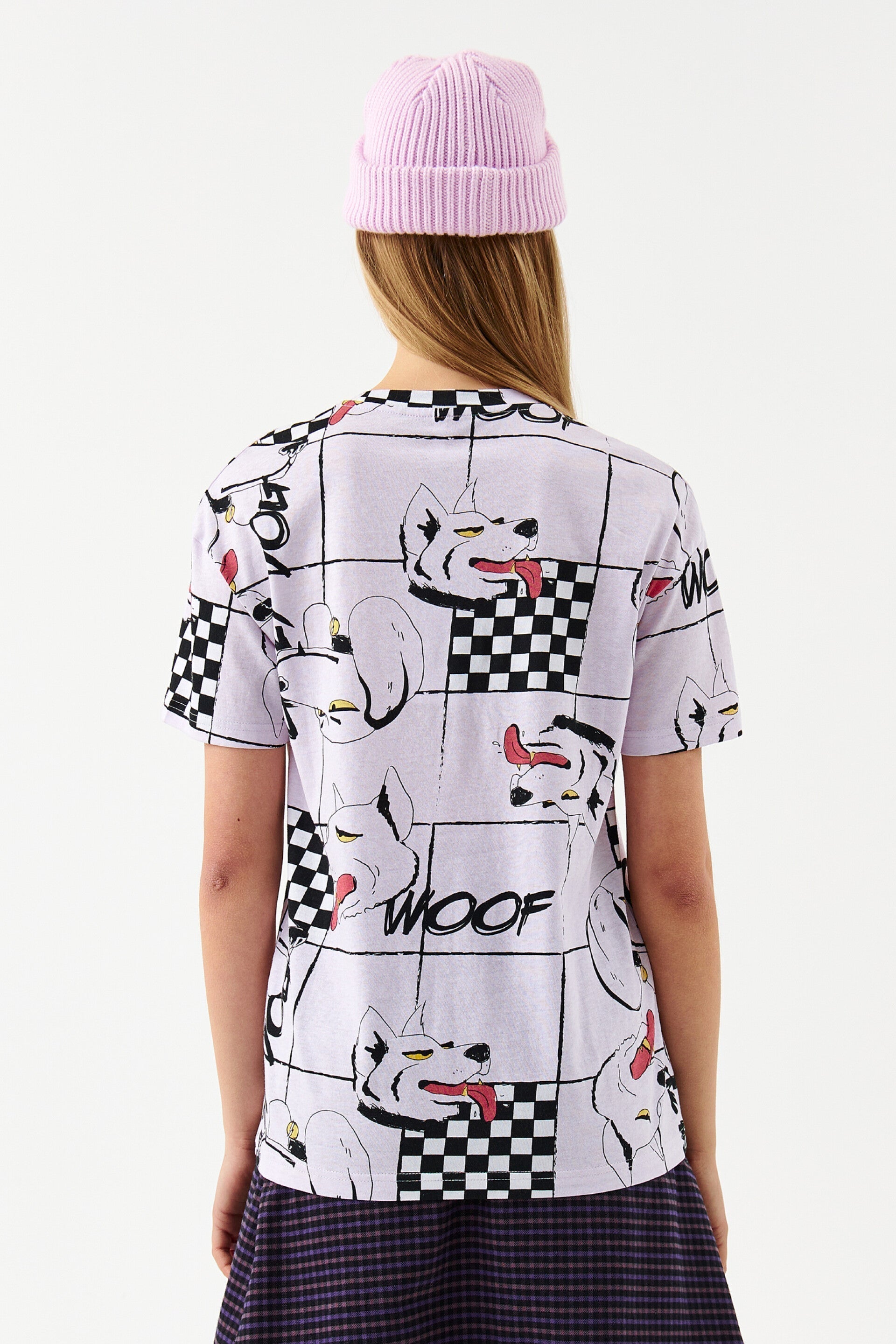 WOOF ZIP-ZAP PRINTED T-SHIRT-WOMEN