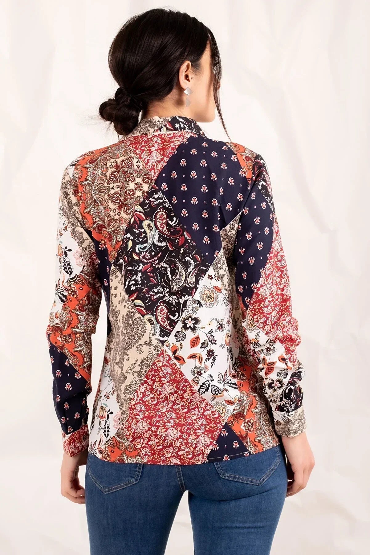 PHOENIX FLORAL PATTERN SHIRT -WOMEN