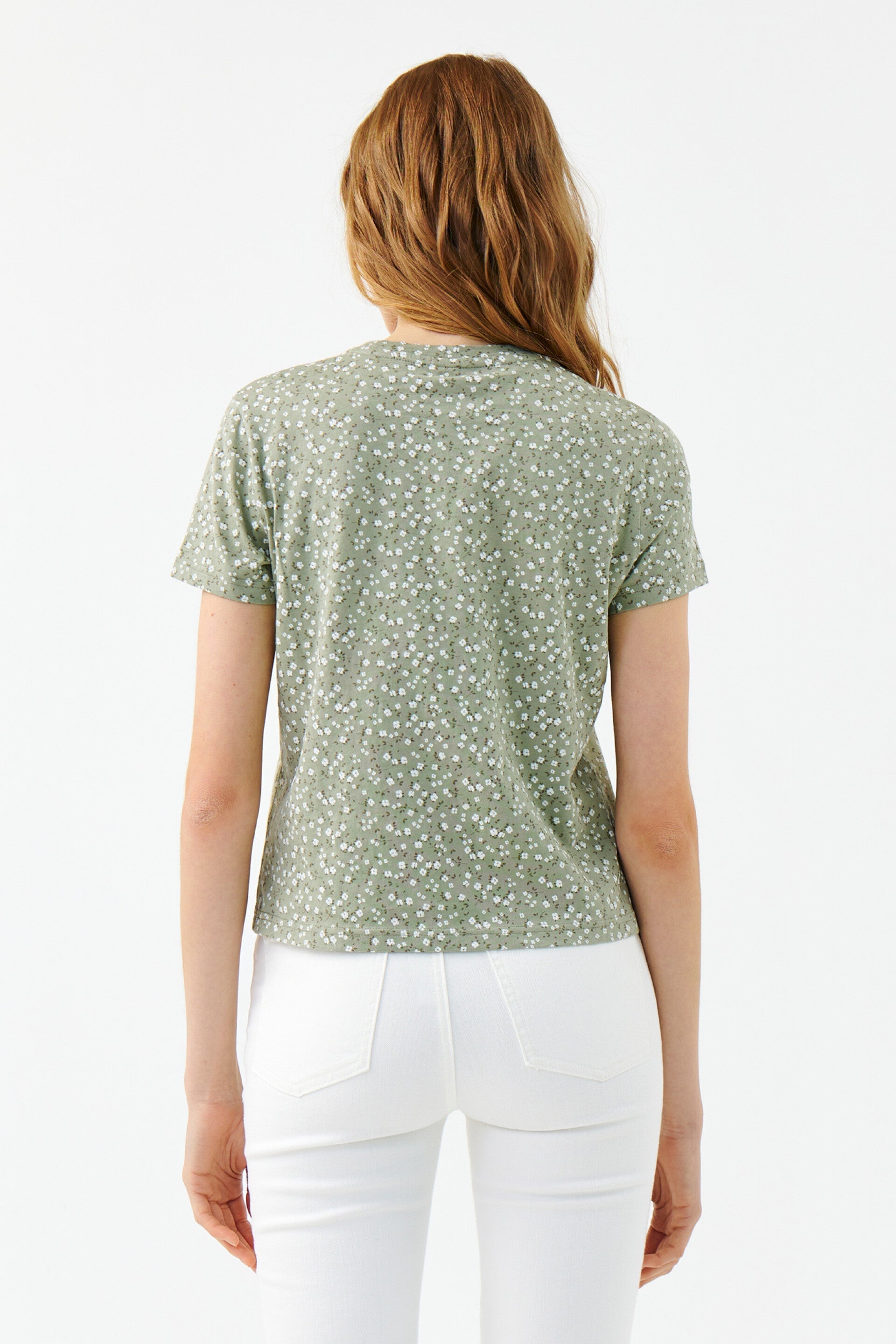 New Green Floral T-Shirt