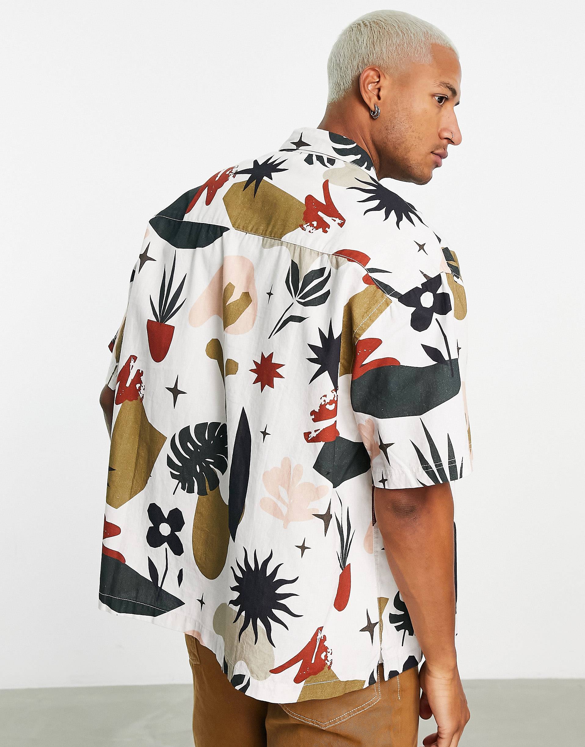 UNIQUE VECTOR PRINTED SHIRT - MEN