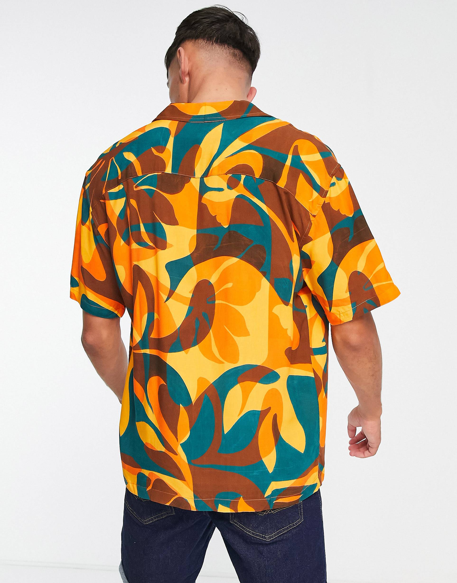 YELLOW CHILLI PRINT SHIRT - MEN