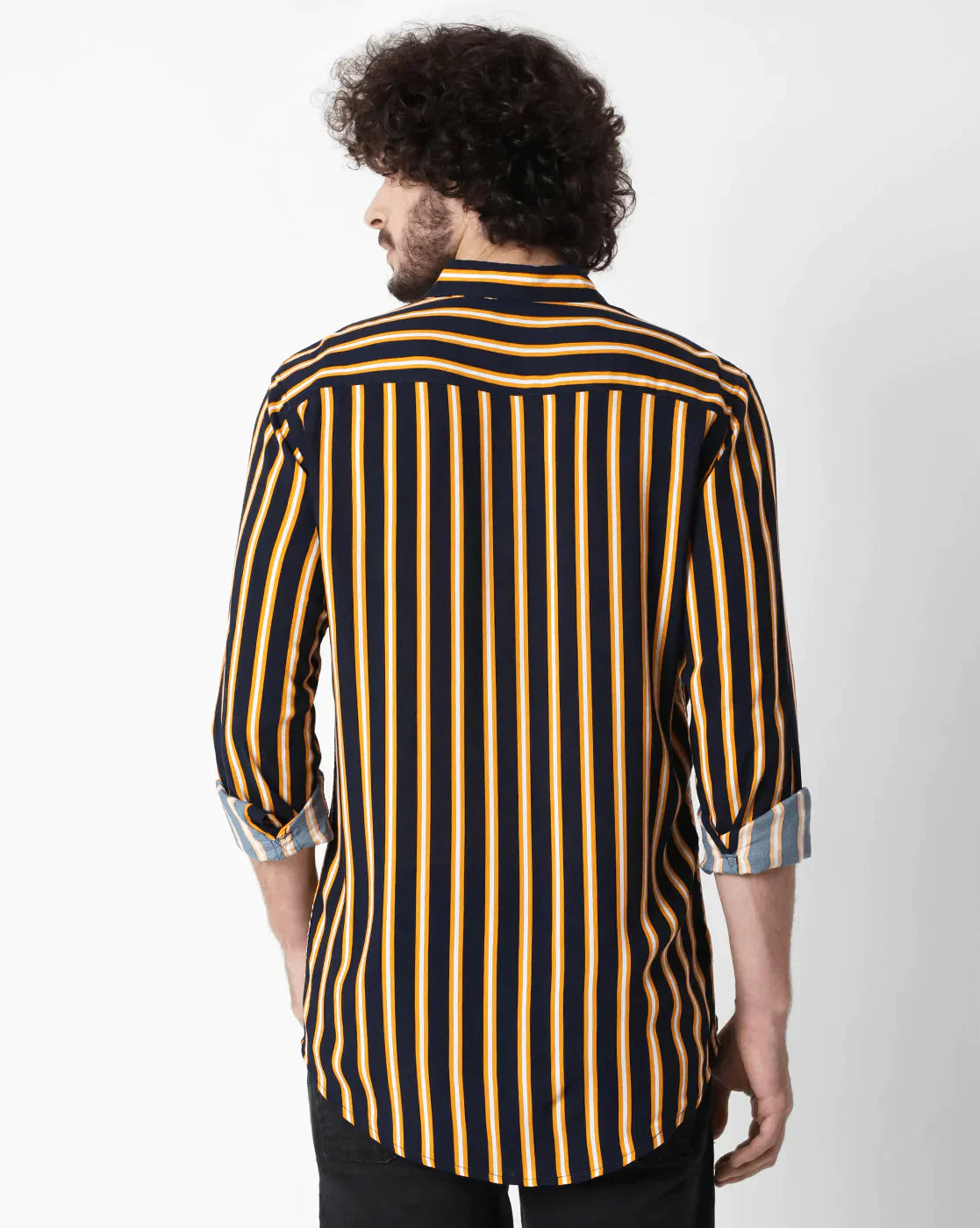 Men’s Yellow Striped Shirt