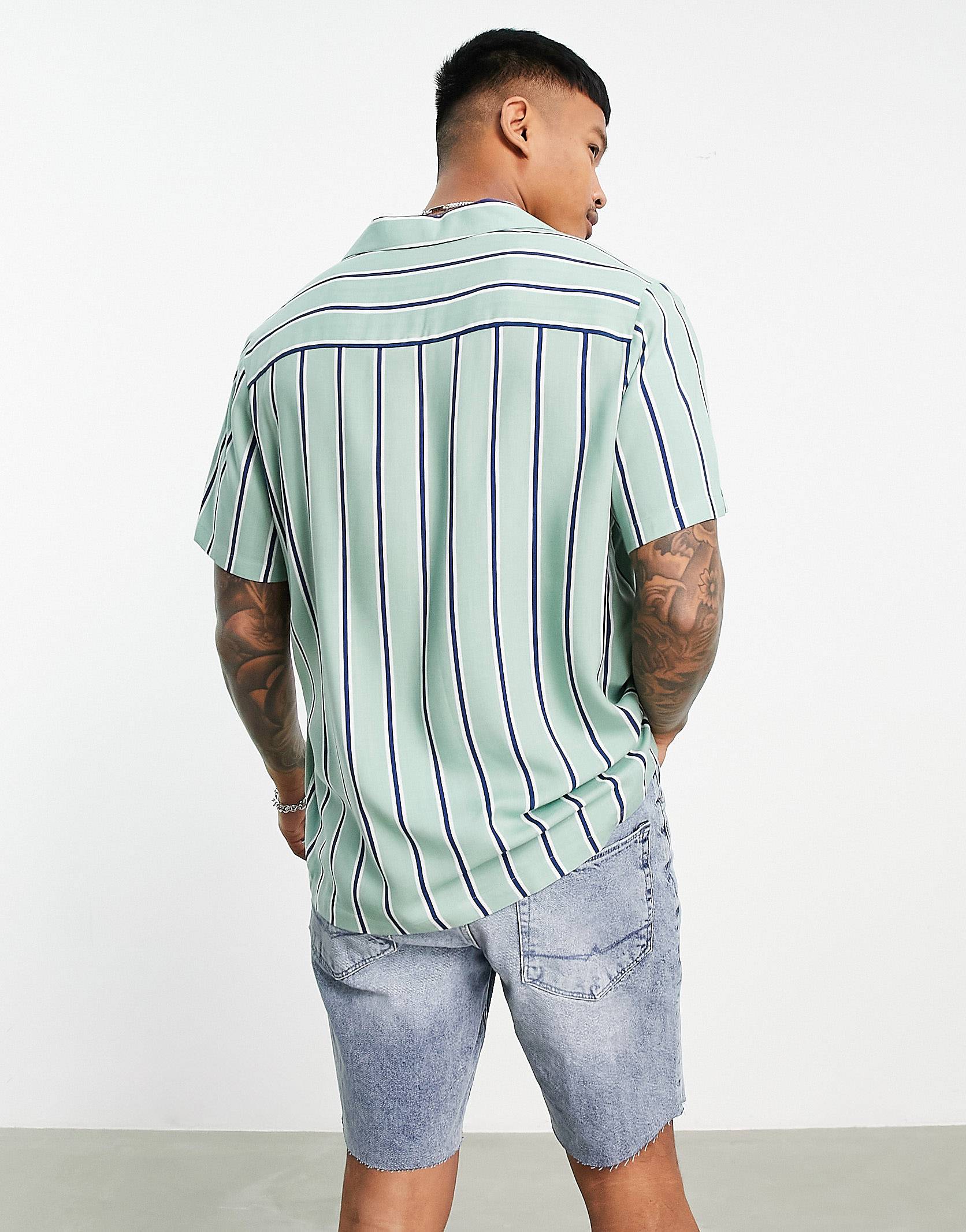 HONEYDEW STRIPED SHIRT - MEN