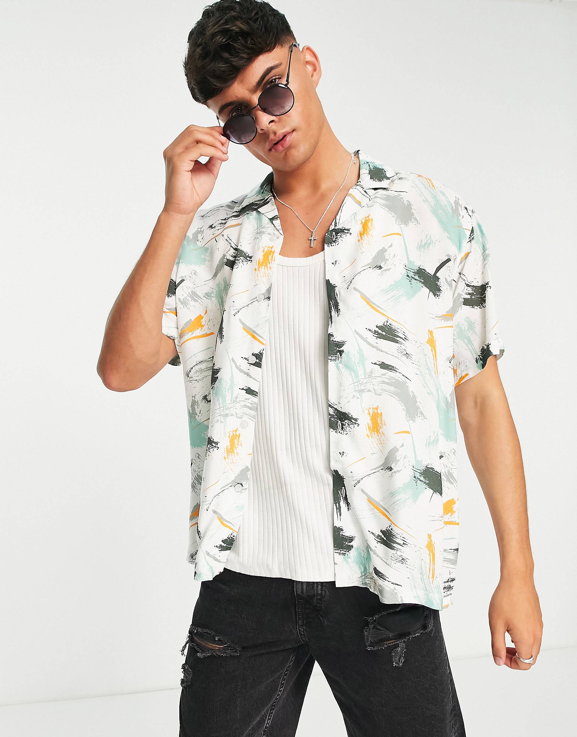 MULTI COLOR INK SPLASH SHIRT - MEN