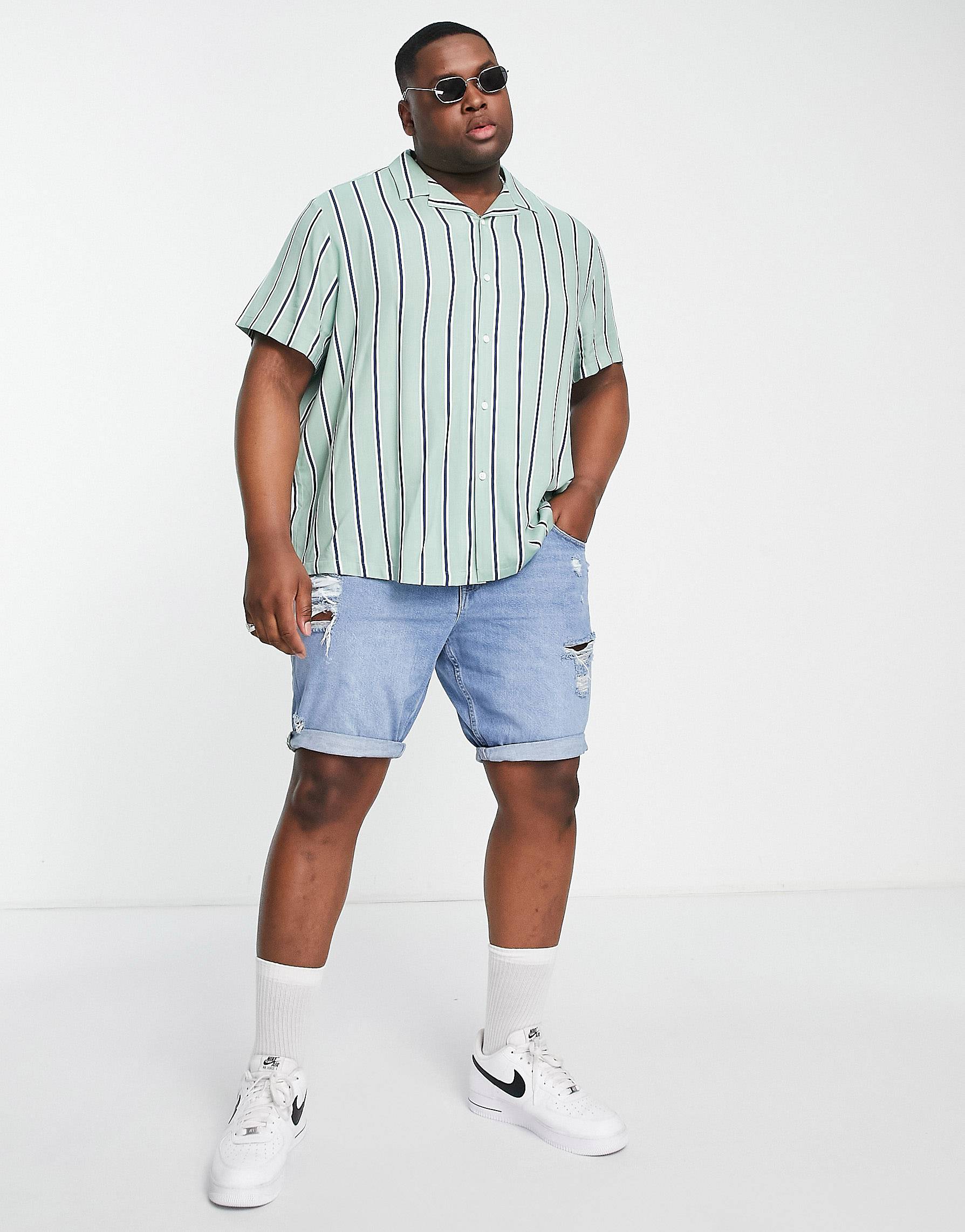 HONEYDEW STRIPED SHIRT - MEN