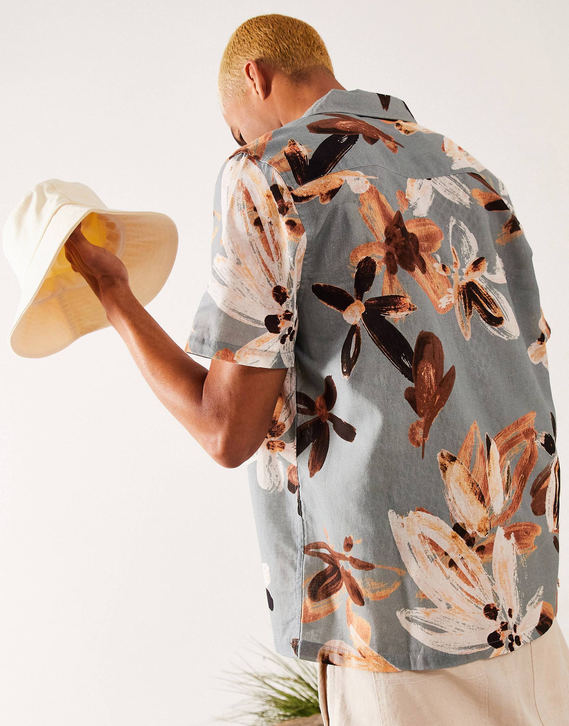 COOL FLORAL PRINT SHIRT - MEN