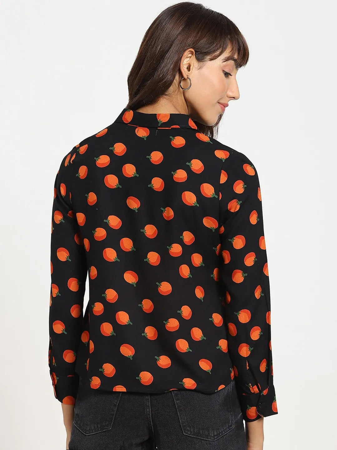 Tomato Print Slim Fit Printed Shirt