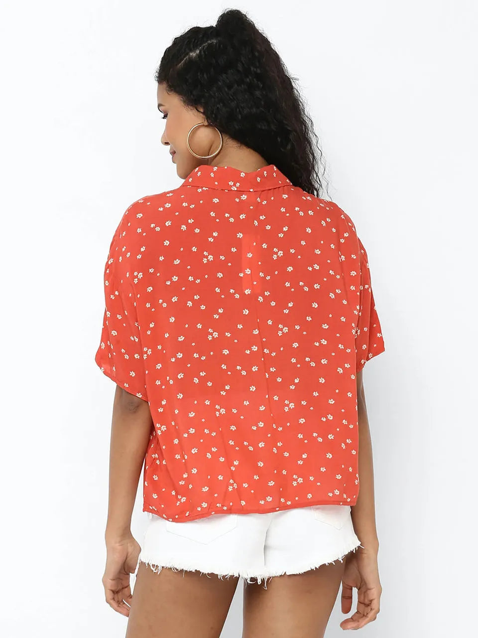 Floral Pattern Printed Shirt